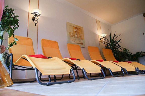 Relax in the relaxation room with lounge chairs